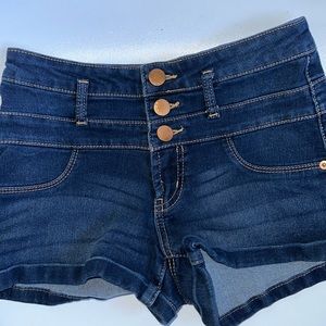Used high waisted jean shorts